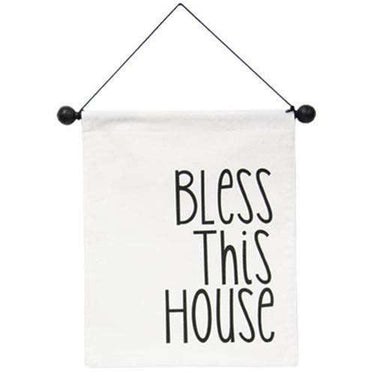 Bless This House Fabric Wall Hanging - The Fox Decor
